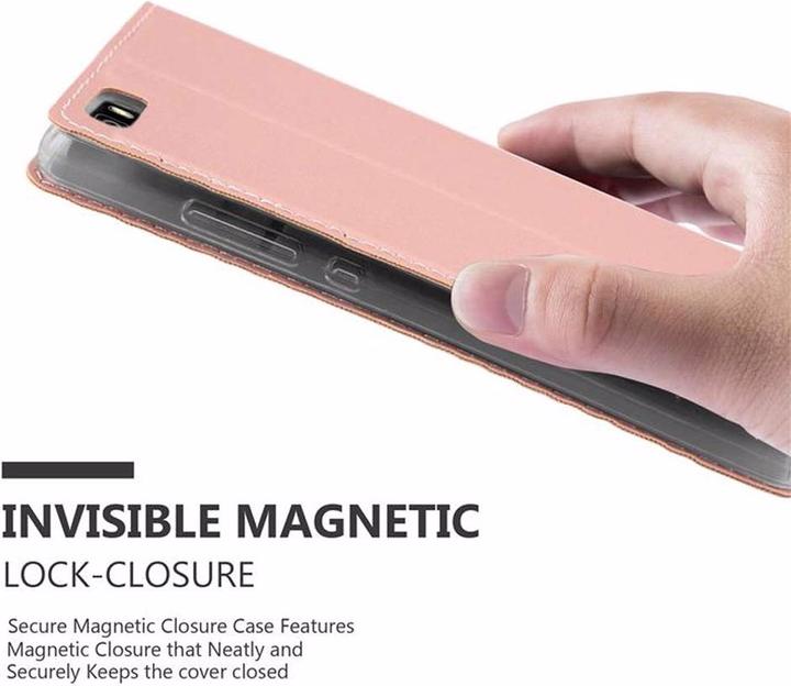 Actual product image Cadorabo Book Classy Style Cover (Huawei P8 Lite)