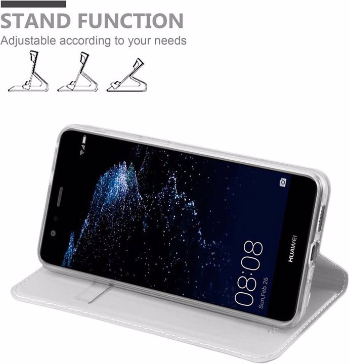 Actual product image Cadorabo Book Classy Style Cover (Huawei P10 Lite)
