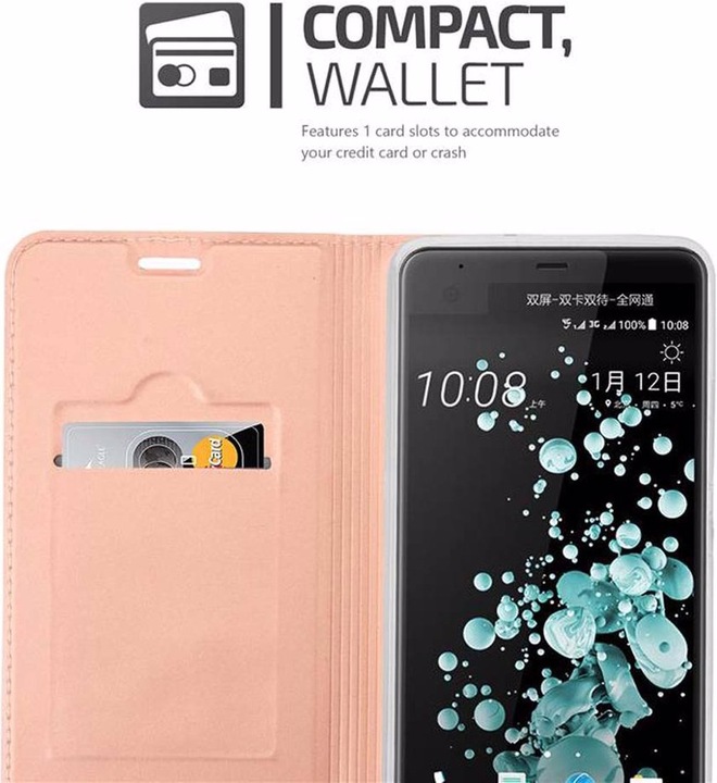 Produktbild Cadorabo Book Classy Style Cover (HTC U Ultra)