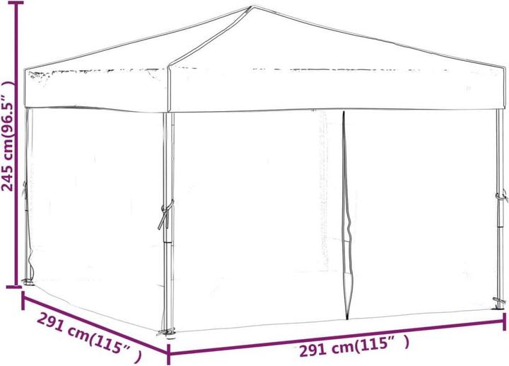 Image du produit vidaXL Bernhilde (291 cm, 291 cm)