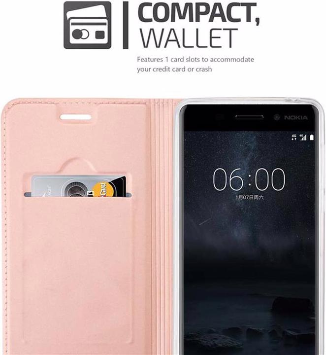 Actual product image Cadorabo Book Classy Style Cover (Nokia 6)