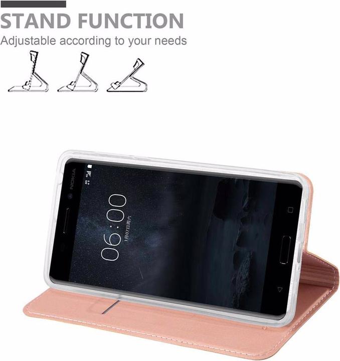 Actual product image Cadorabo Book Classy Style Cover (Nokia 6)