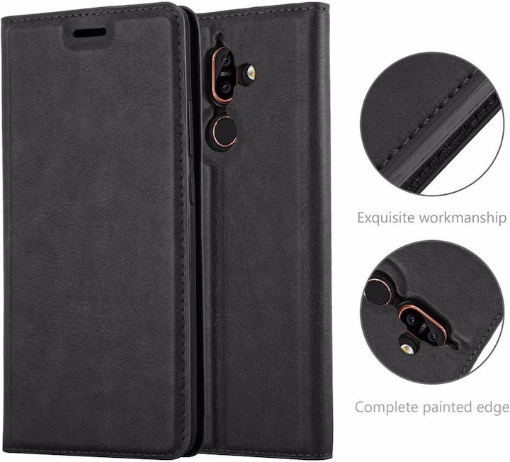 Actual product image Cadorabo Book Invisible Magnet Cover (Nokia 7 Plus)