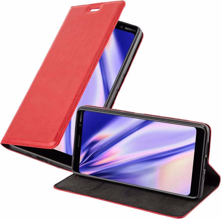 Actual product image Cadorabo Book Invisible Magnet Cover (Nokia 7 Plus)