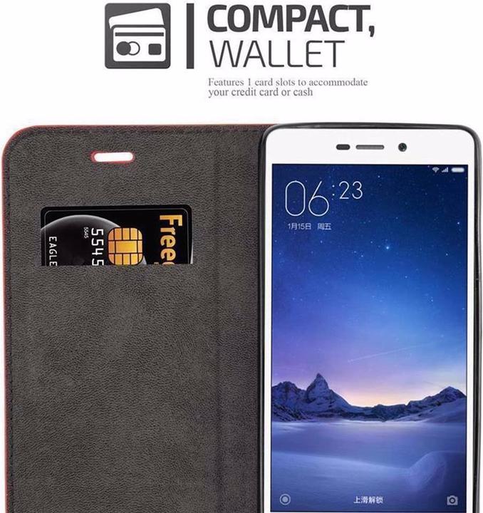 Actual product image Cadorabo Book Invisible Magnet Cover (Xiaomi Redmi 3s)
