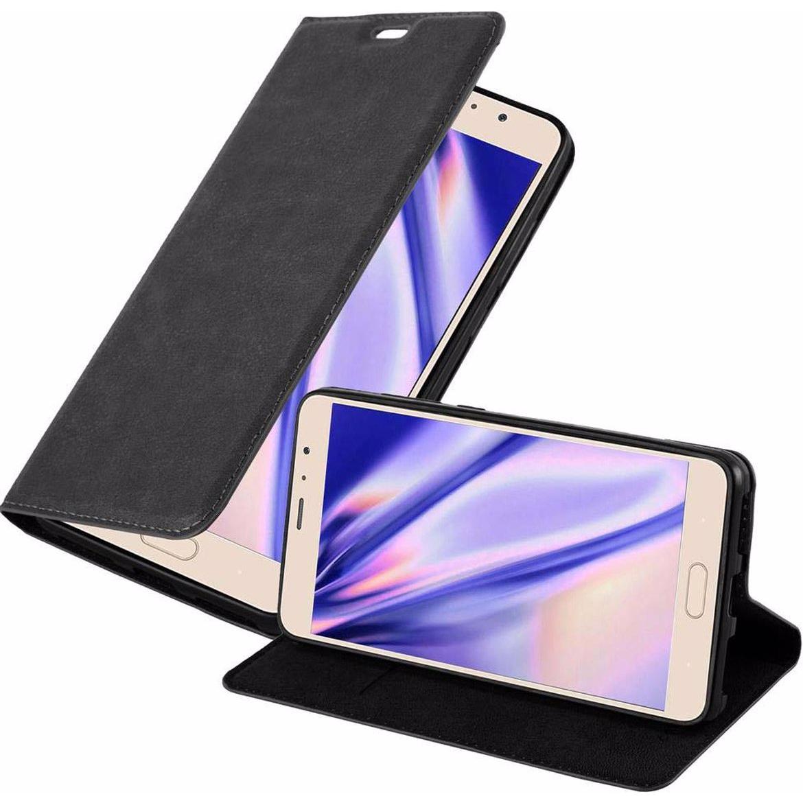 Cadorabo Book Invisible Magnet Cover (Xiaomi Redmi Pro), Smartphone Hülle, Schwarz