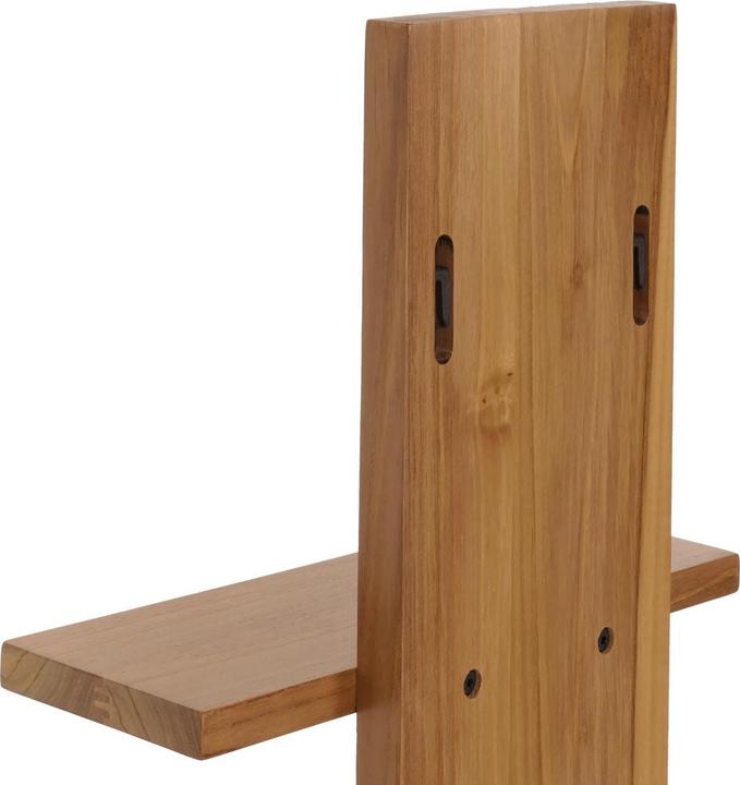 Actual product image Jamb Teak wall shelf JAM-M72 (56 x 15 x 151 cm)