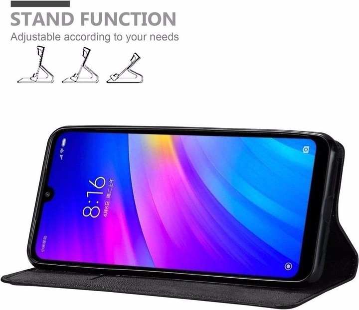Actual product image Cadorabo Book Invisible Magnet Cover (Xiaomi Redmi 7)