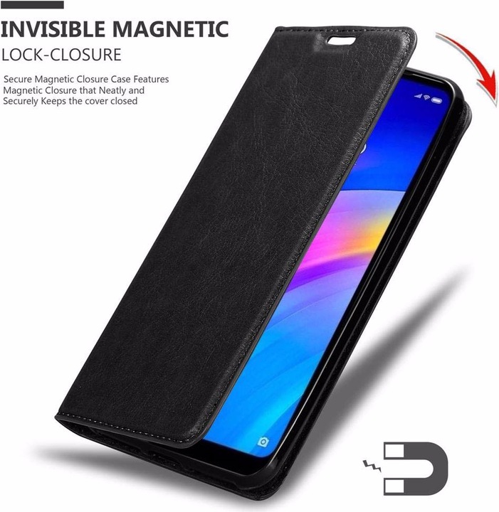 Actual product image Cadorabo Book Invisible Magnet Cover (Xiaomi Redmi 7)
