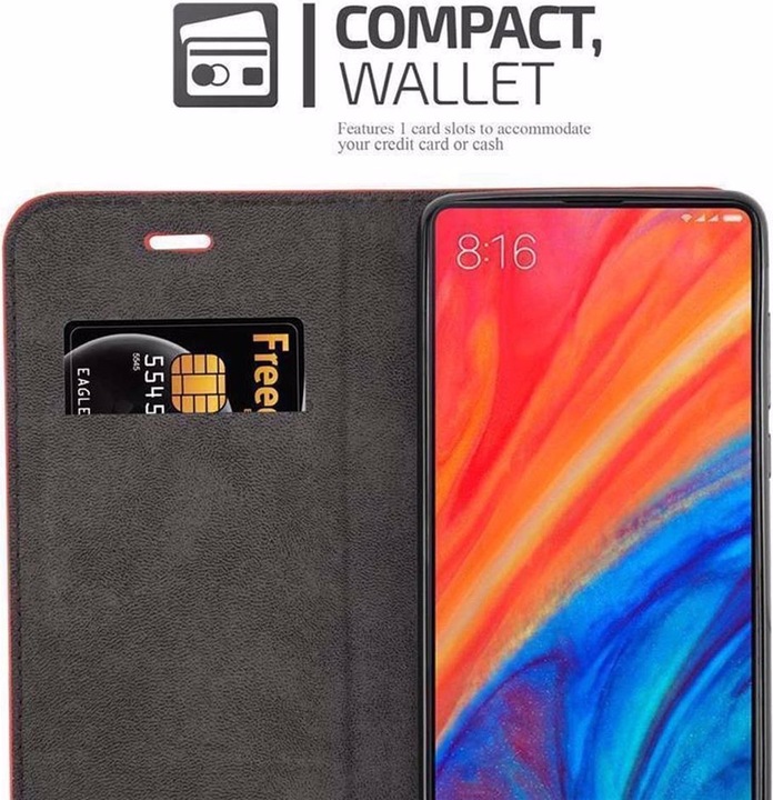 Actual product image Cadorabo Book Invisible Magnet Cover (Mi Mix 2S)