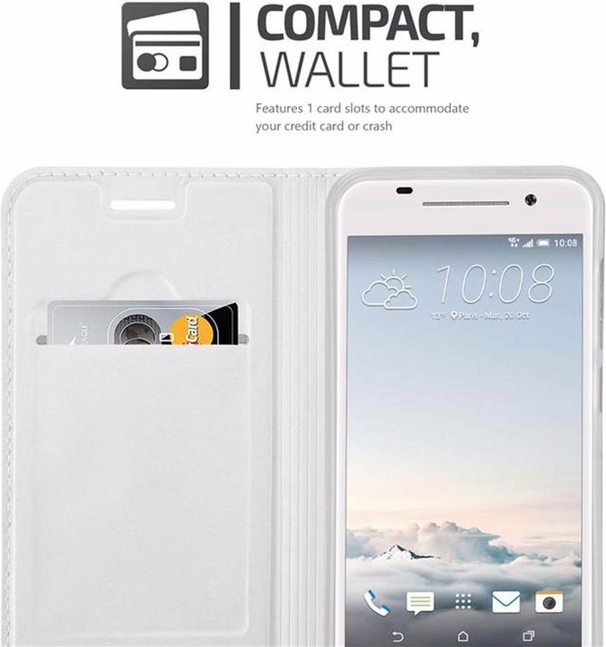 Actual product image Cadorabo Book Classy Style Cover (HTC One A9)