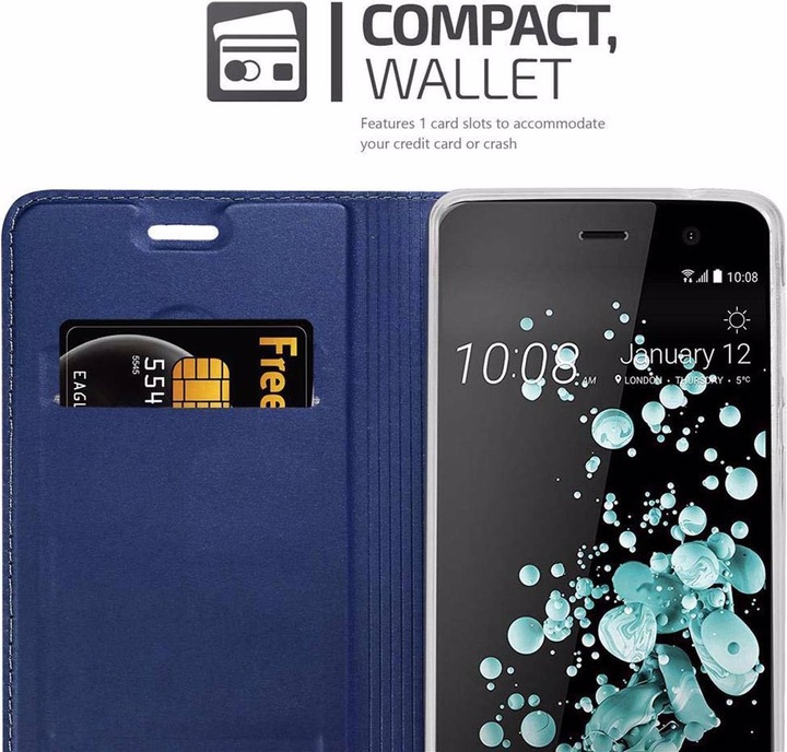 Productafbeelding Cadorabo Boek Classy Style Cover (HTC U Play)