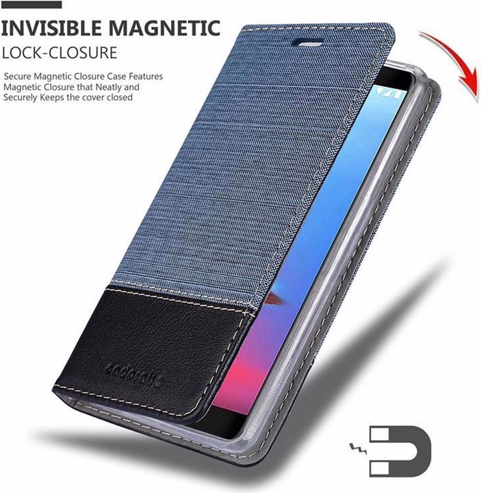 Actual product image Cadorabo Book Jeans Optics Cover (ZTE Blade V9)