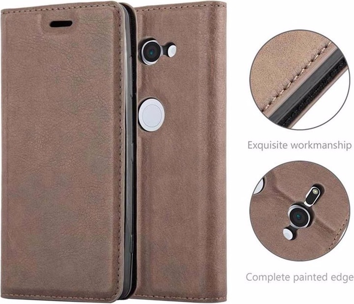 Actual product image Cadorabo Book Invisible Magnet Cover (Sony Xperia XZ2)