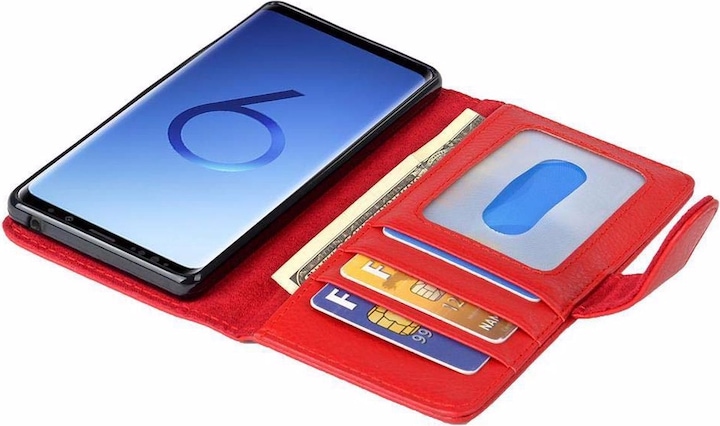 Produktbild Cadorabo Book mit 3 Kartenfächer Cover (Samsung Galaxy S9+)