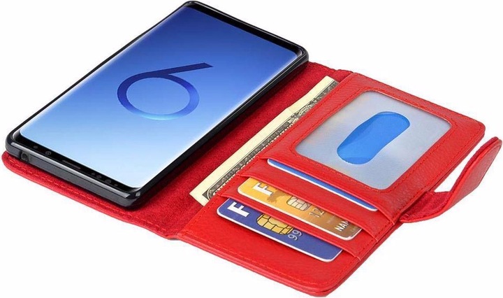 Actual product image Cadorabo Book with 3 card slots cover (Samsung Galaxy S9+)