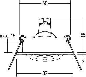 Produktbild Brumberg NV-Einbaustrahler