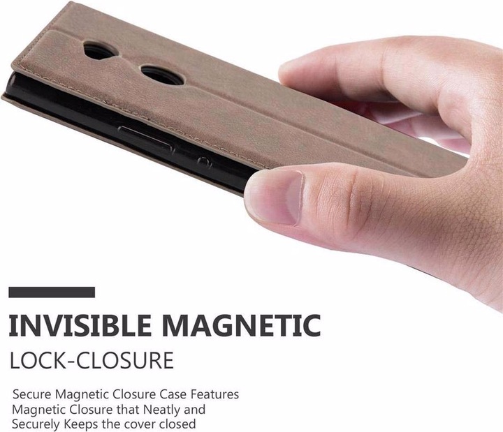 Actual product image Cadorabo Book Invisible Magnet Cover (Sony Xperia XA2 Ultra)