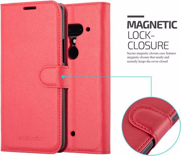 Produktbild Cadorabo Book mit Standfunktion Cover (HTC U12+)