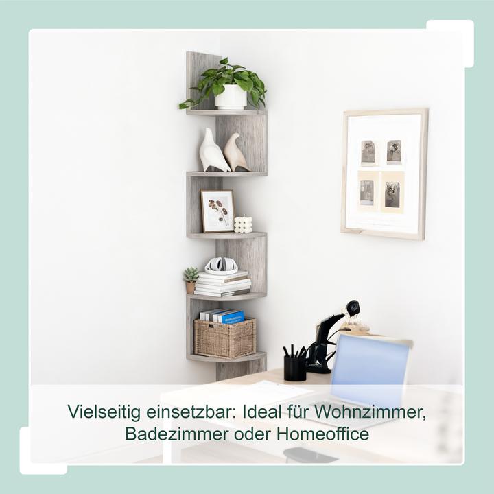 Produktbild Relaxdays Eckregal (20 x 20 x 125 cm)