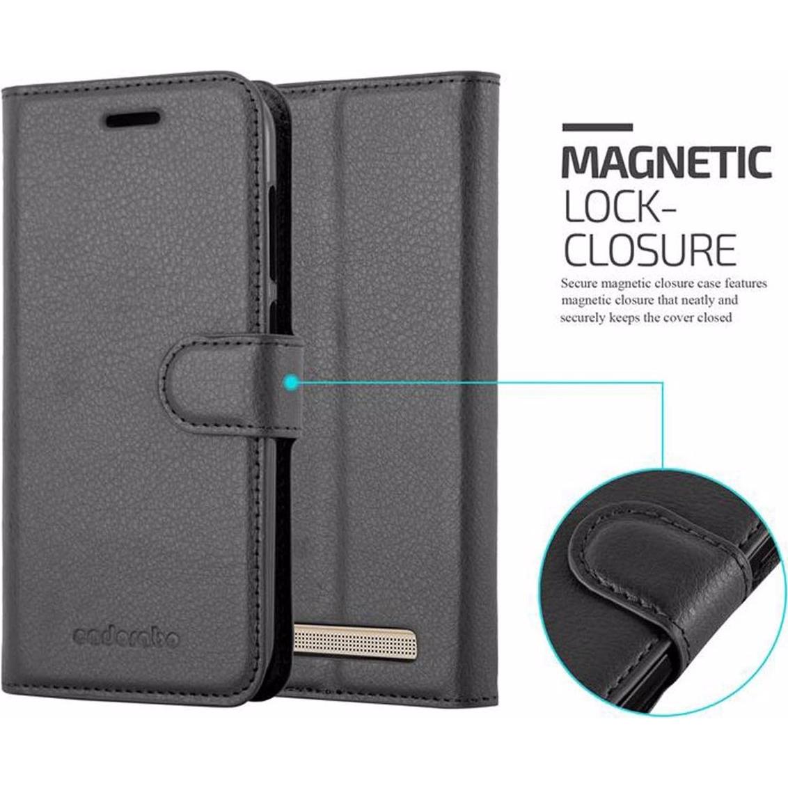 Thumbnail - Cadorabo Book mit Standfunktion Cover (Xiaomi Redmi 5A), Smartphone Hülle, Schwarz
