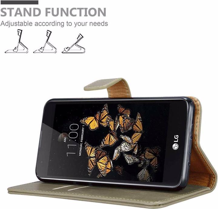 Actual product image Cadorabo Book Luxury Cover (LG K8)