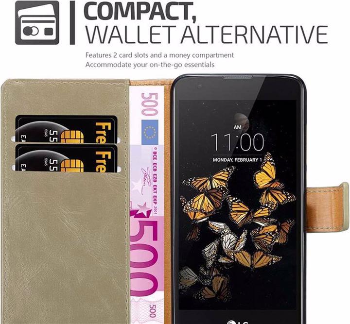Actual product image Cadorabo Book Luxury Cover (LG K8)