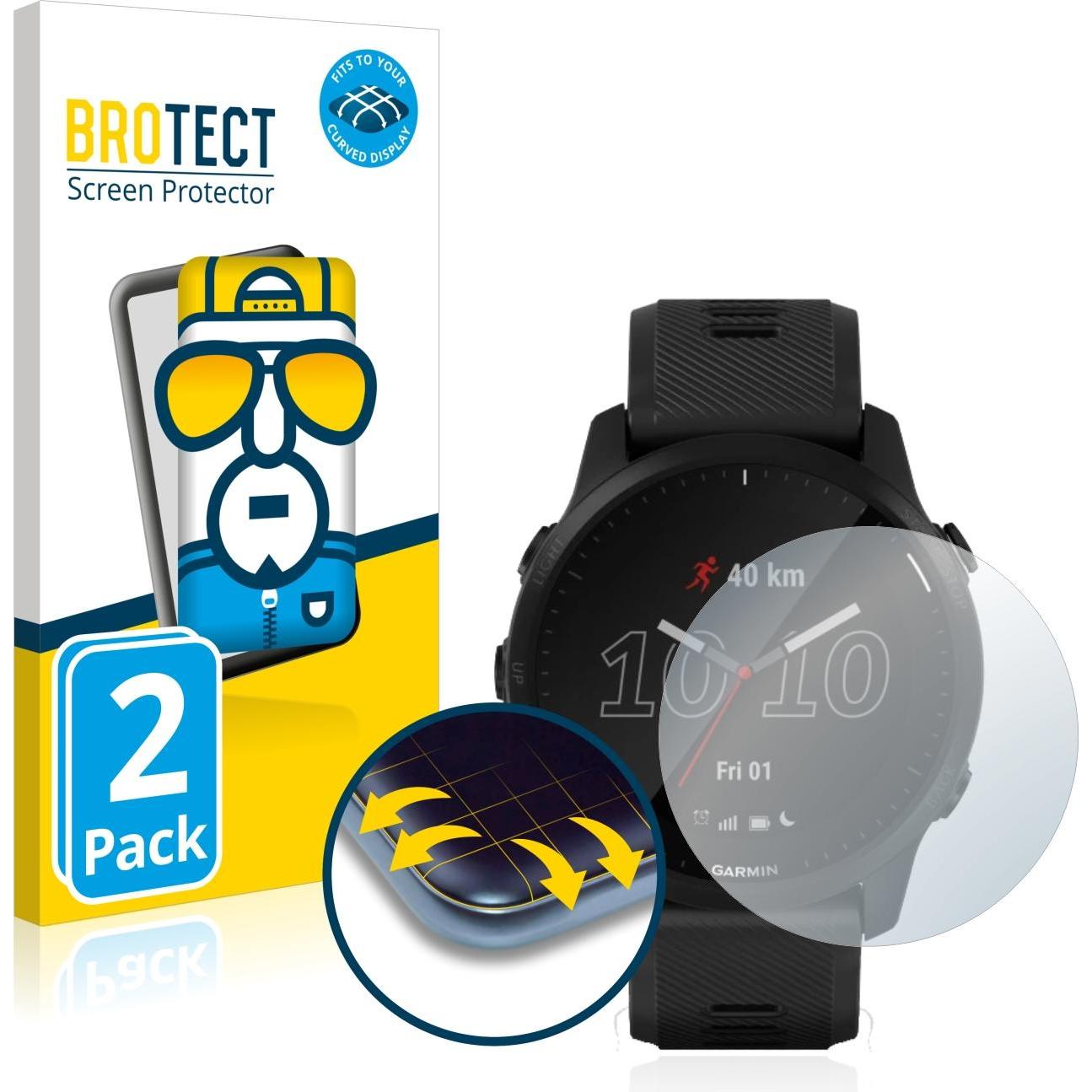 BROTECT Full-Cover Displayschutz, Smartwatch Schutzfolie, Transparent