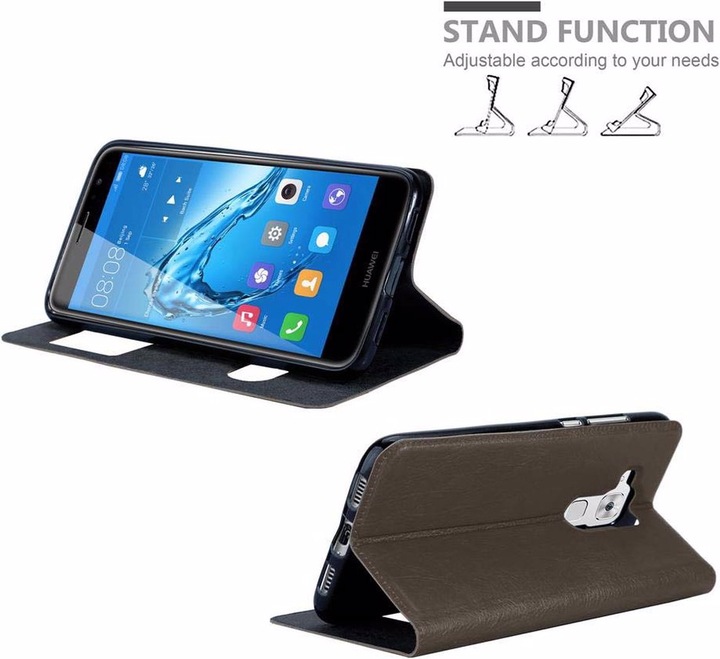 Actual product image Cadorabo Book with View double window cover (Huawei Nova Plus)