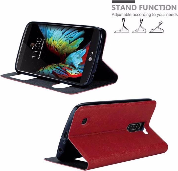 Produktbild Cadorabo Book mit View Doppelfenster Cover (LG K10)