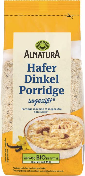 Alnatura Bio Hafer-Dinkel-Porridge ungesüsst (500 g)