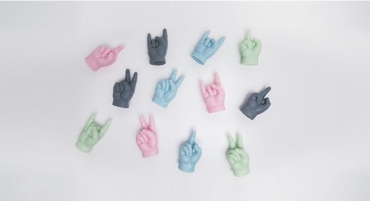 Immagine prodotto Candle Hand Bambino Pace Grau (1 pz.)
