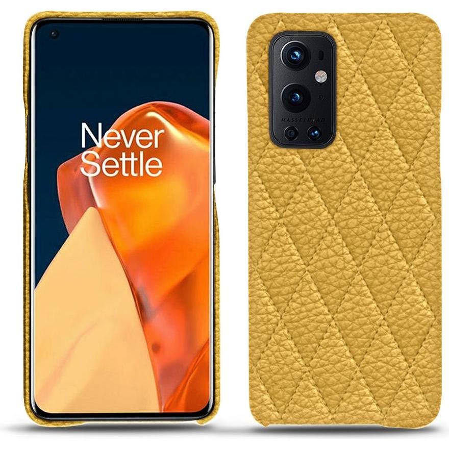 Noreve Lederschutzhülle (OnePlus 9 Pro), Smartphone Hülle, Orange