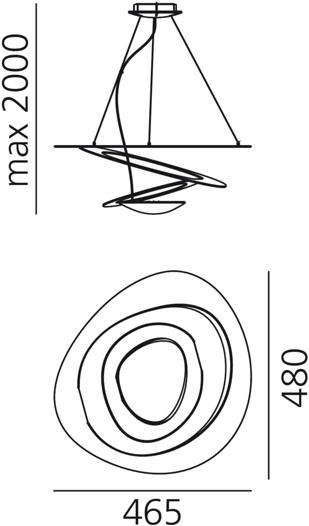 Produktbild Artemide Pirce Micro (2680 lm)