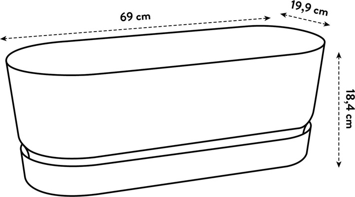 Actual product image Elho Greenville (19.50 cm)