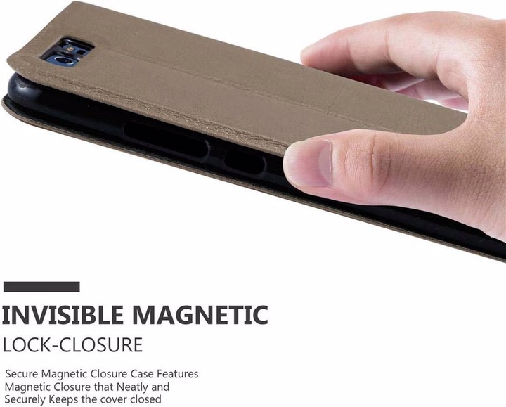 Actual product image Cadorabo Book with View double window cover (Huawei P10 Plus)