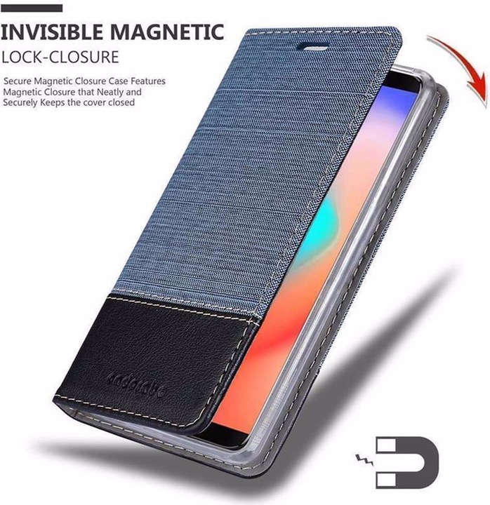 Image du produit Cadorabo Couverture look jeans Book (Samsung Galaxy J3 Pro)