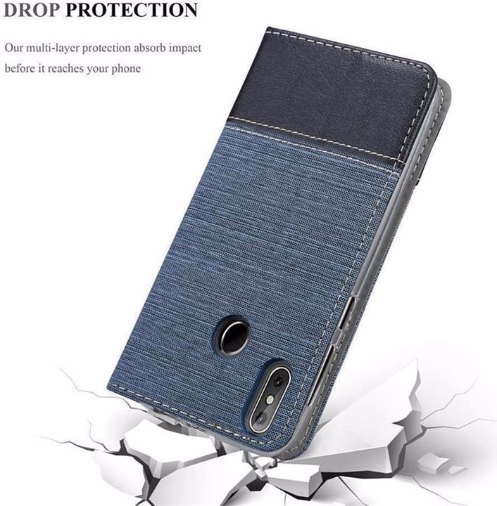 Image du produit Cadorabo Couverture look jeans Book (Samsung Galaxy J3 Pro)
