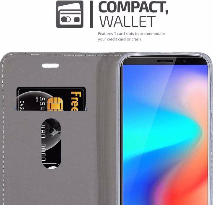 Produktbild Cadorabo Book Jeans Optik Cover (Samsung Galaxy J3 Pro)