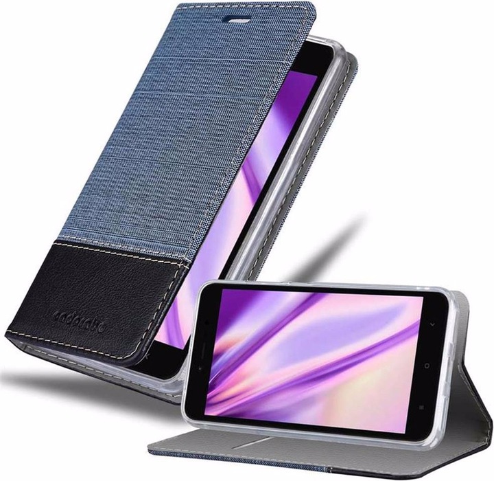 Image du produit Cadorabo Couverture look jeans Book (Xiaomi Redmi Note 5A)