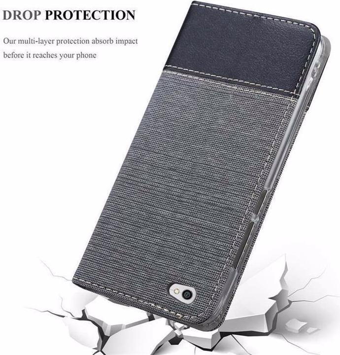 Produktbild Cadorabo Book Jeans Optik Cover (Xiaomi Redmi Note 5A)