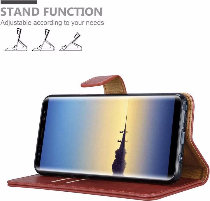 Actual product image Cadorabo Book Luxury Cover (Samsung Galaxy Note 8)