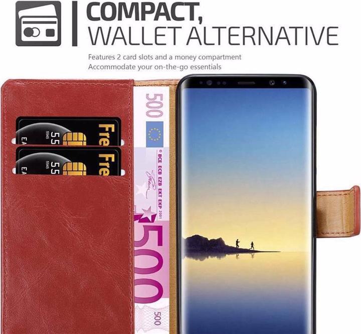 Actual product image Cadorabo Book Luxury Cover (Samsung Galaxy Note 8)