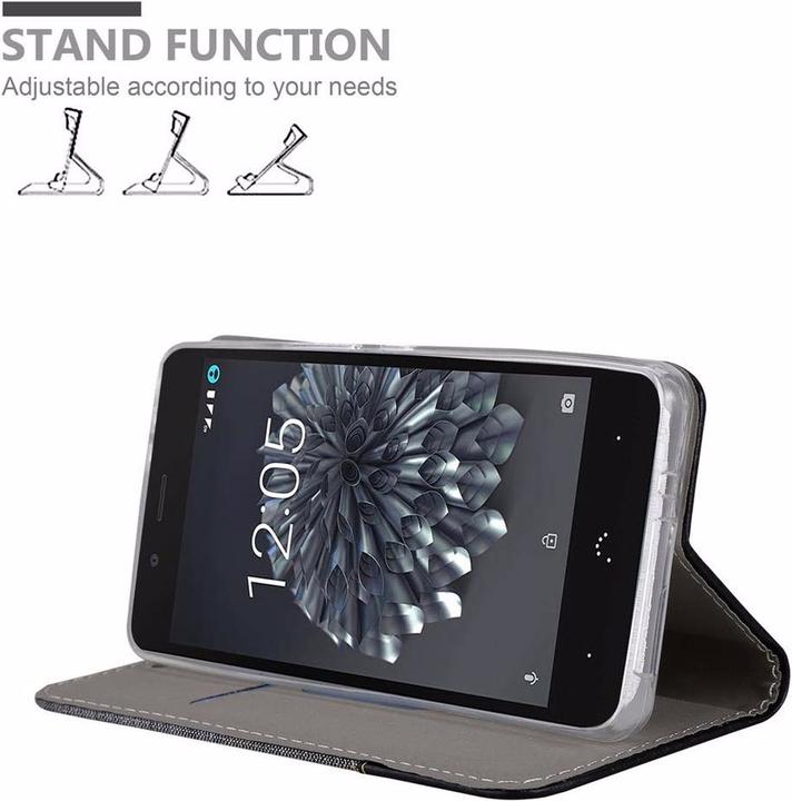 Actual product image Cadorabo Book Jeans Optics Cover (BQ Aquaris X5)