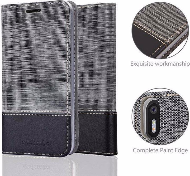 Actual product image Cadorabo Book Jeans Optics Cover (BQ Aquaris X5)