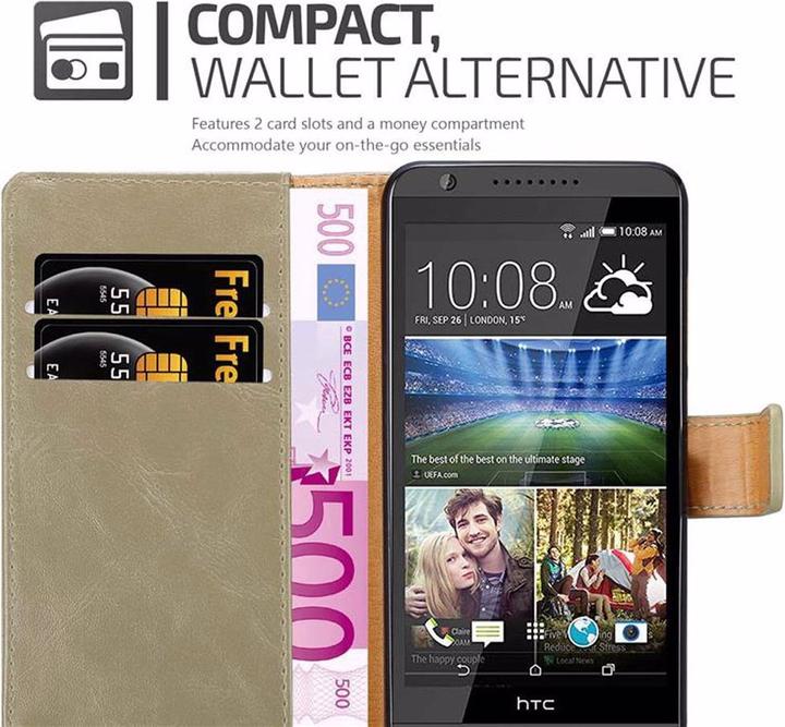 Actual product image Cadorabo Book Luxury Cover (HTC Desire 820)