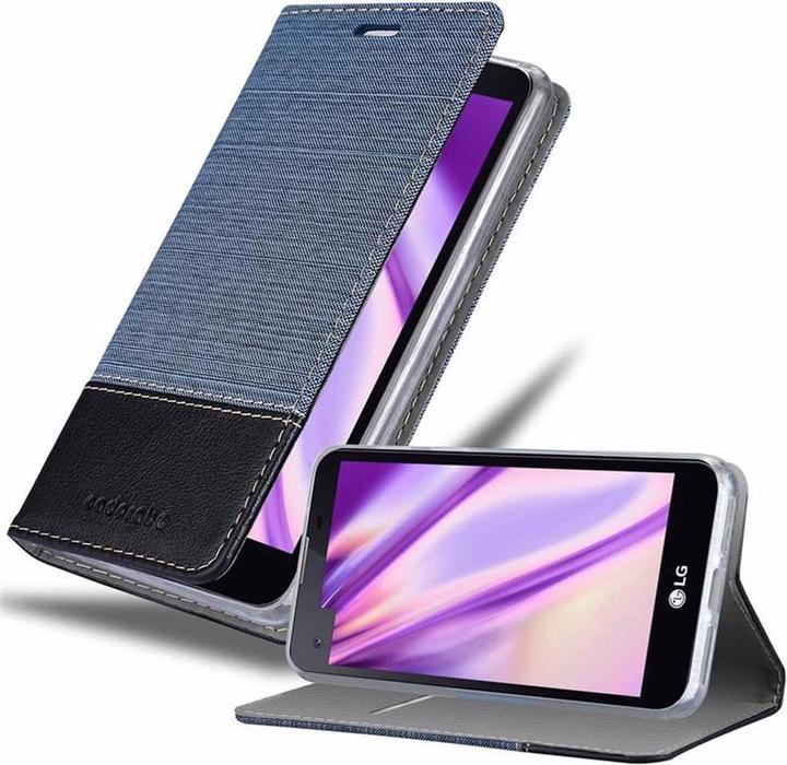 Actual product image Cadorabo Book Jeans Optics Cover (LG X Screen)
