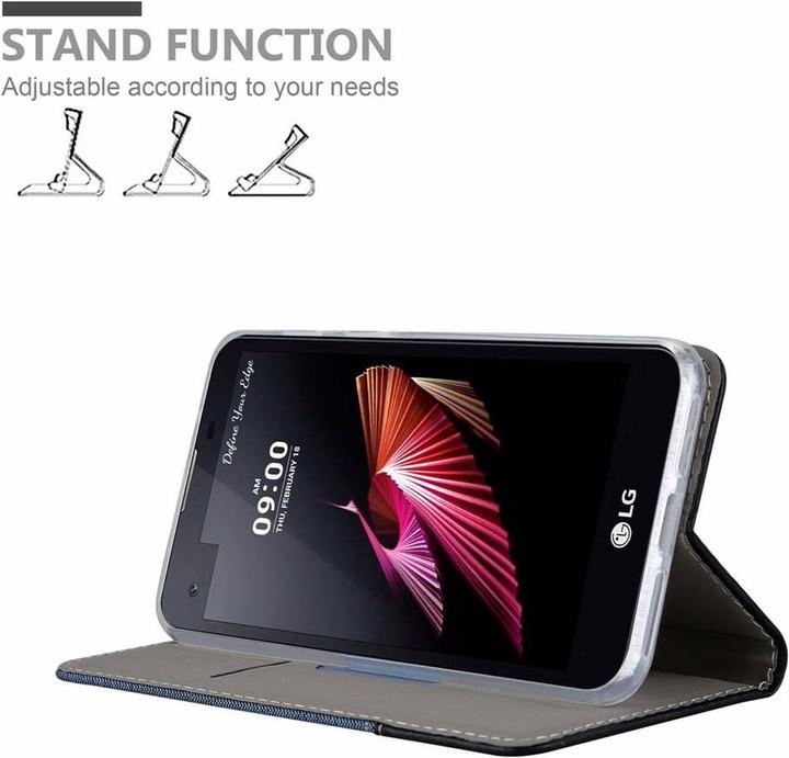 Actual product image Cadorabo Book Jeans Optics Cover (LG X Screen)