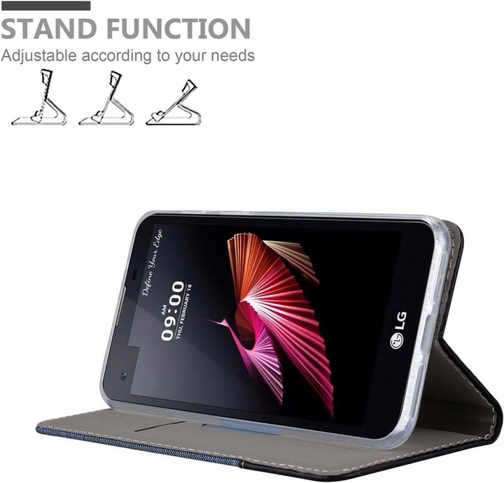 Image du produit Cadorabo Couverture look jeans Book (LG X Screen)