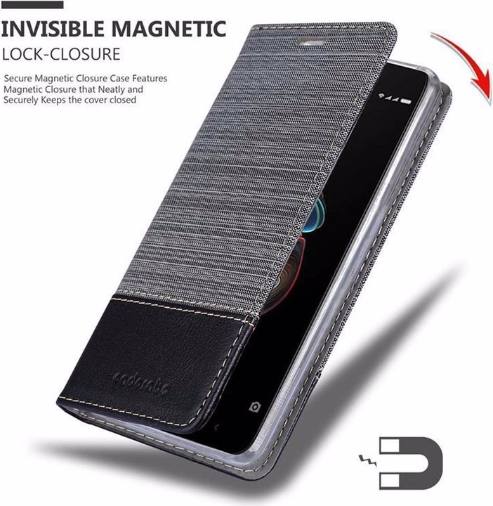 Produktbild Cadorabo Book Jeans Optik Cover (Xiaomi Redmi 5A)